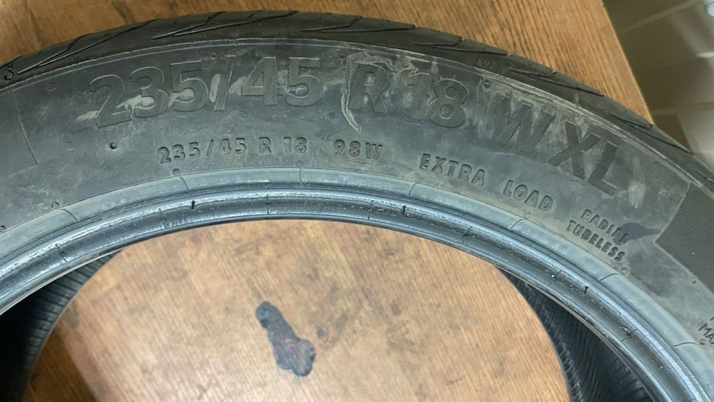 Комплект летней резины 235/45 R18
