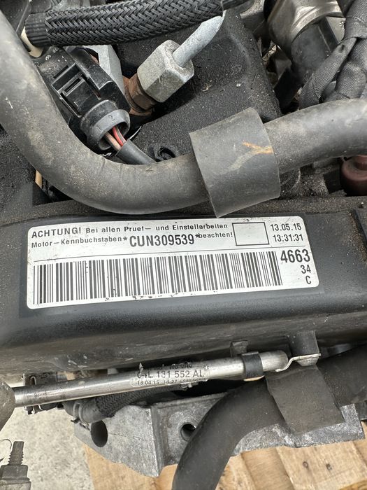 Двигател на части CUNA 2.0TDI 184кс Audi Seat Skoda Volkswagen vrs gtd