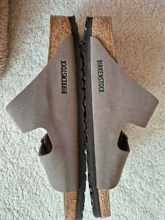 Дамски  нови чехли BIRKENSTOCK   Чехли 'Arizona' в цвят Мока.Номер 40