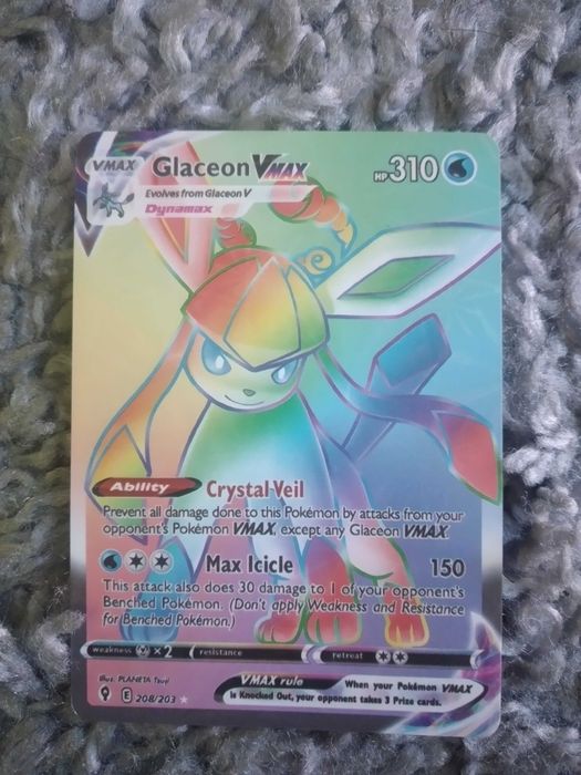 Pokémon карти – Glaceon VMAX, Lugia V и Dedenne ex