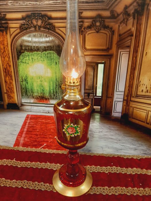 lampa cu petrol cristal