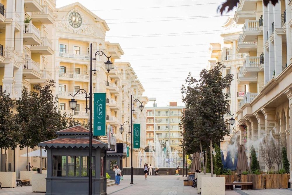 Tashkent City Boulevard Вид на Милан и Парк