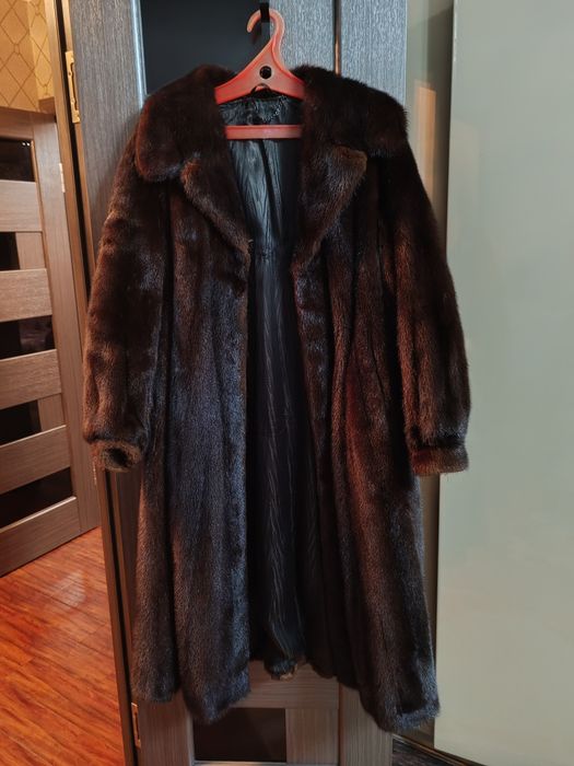 Шуба норковая трапеция
