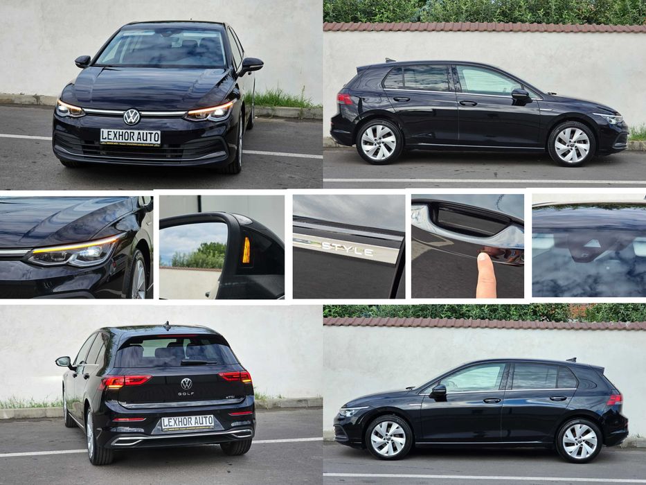 VW Golf 8 STYLE 12.2022 1.5eTSI 150cp DSG / Virtual Cockpit Faruri IQ Keyless Distronic LINE SIDE / TOP