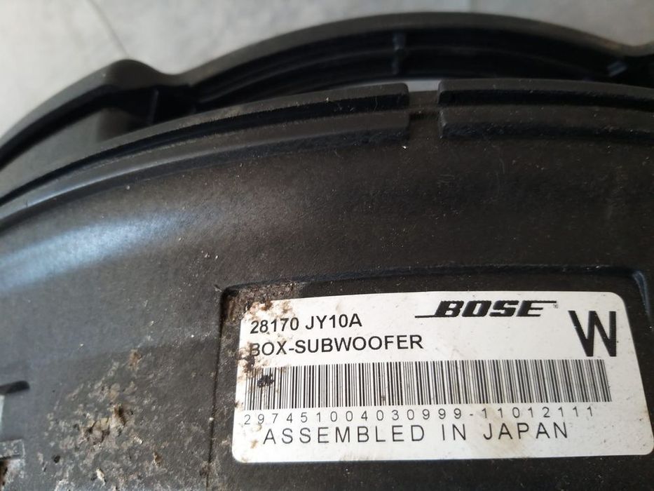 Subwoofer renault koleos 1 hy 28170jy10a