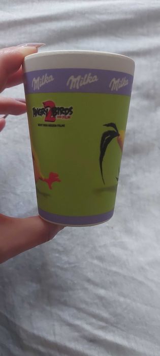 Pahar bambus Milka colecție Angry Birds