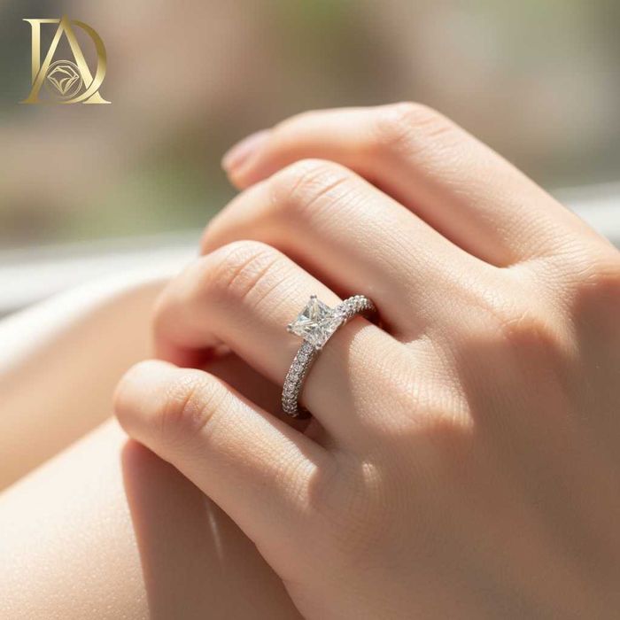 Нов Златен Пръстен с 1.33кт Естествени Диаманти