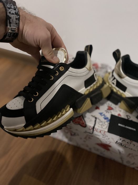 Adidasi Dolce & Gabbana King nr 40 originali gold