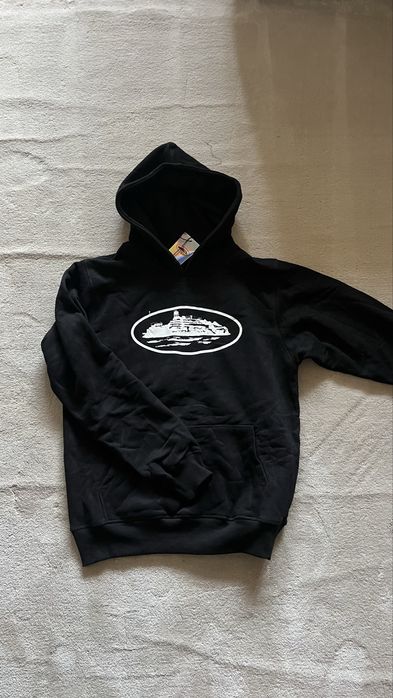 Corteiz hoodie черен цвят