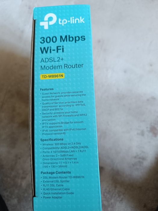 ADSL-модем/роутер TP-Link TD-W8961N