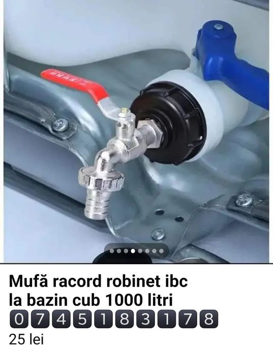 Reducție adaptor robinet ibc bazin cub 1000 litri