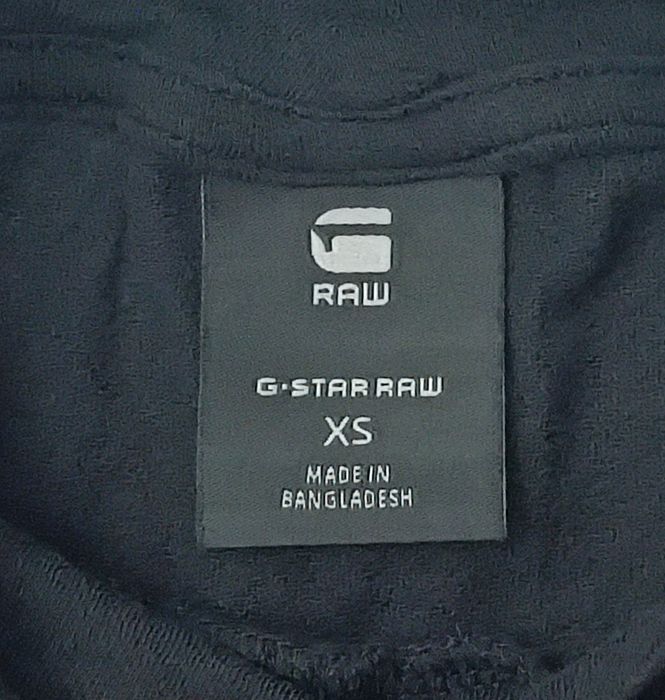 G-STAR RAW оригинална блуза S черна памучна дълъг ръкав G-STAR RAW Mock GR Loose Long Sleeve