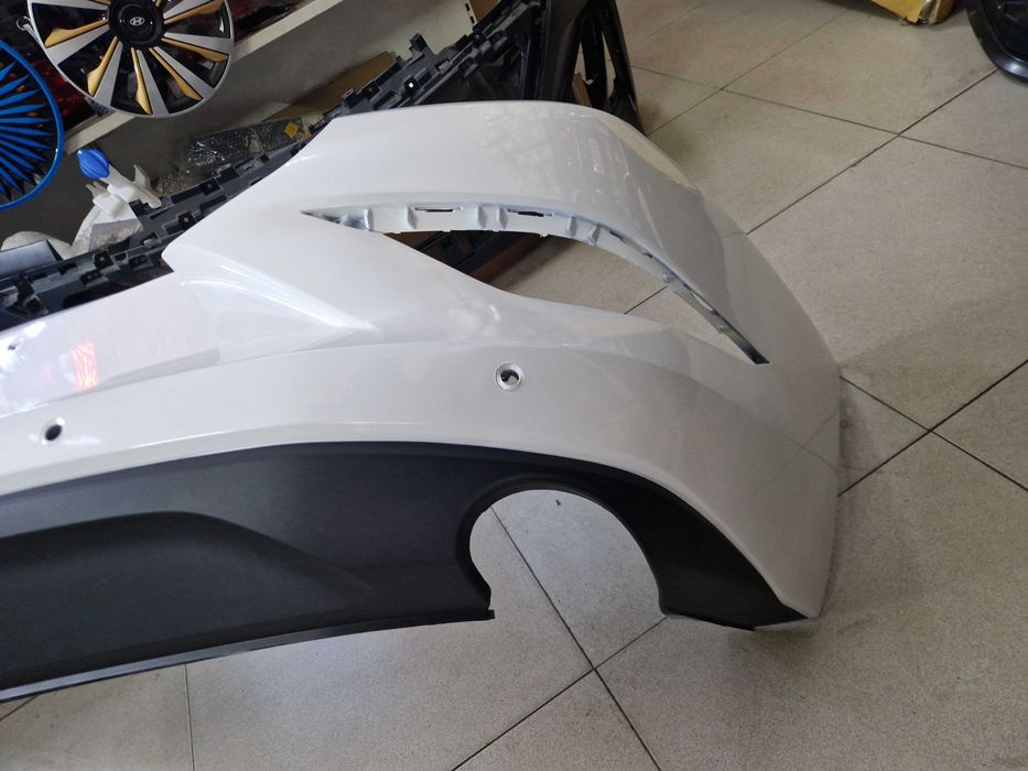 Бампер задний оригинал белый Jac J7