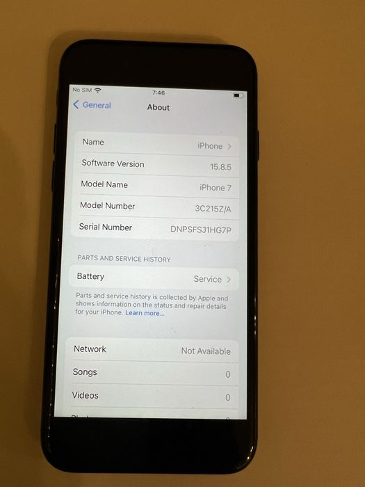 Iphone 7 jet black 128 gb