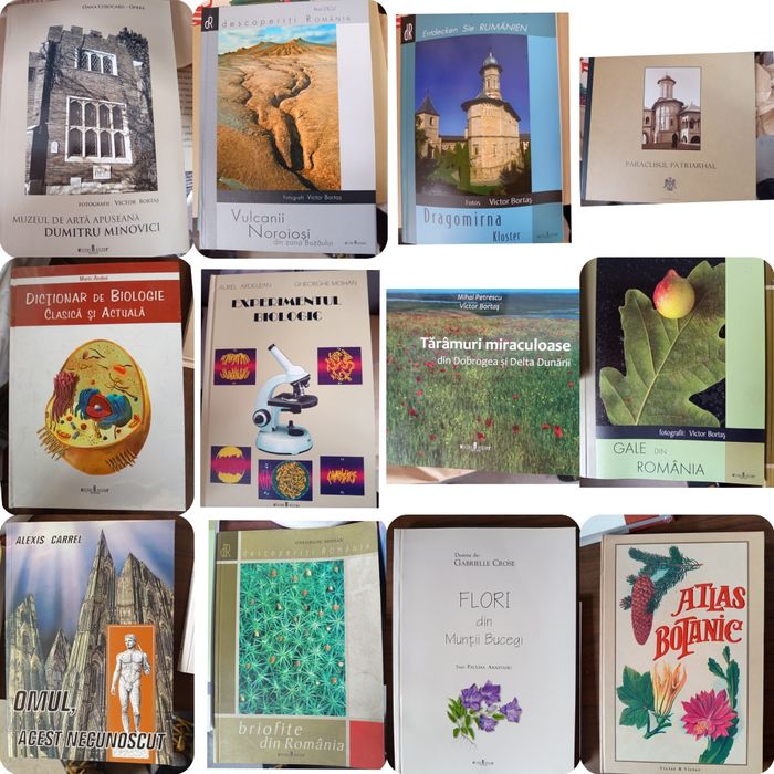 Vând Atlas Botanic de Paulina Anastasiu NOU și alte cărți noi