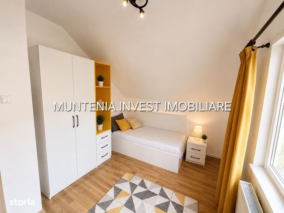 Casa mobilată și utilată, teren 350 mp. Ștefănești