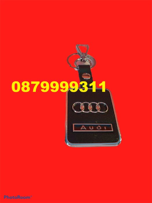 ТОП 2020 Луксозен ключодържател с лого на вашия автомобил медальон