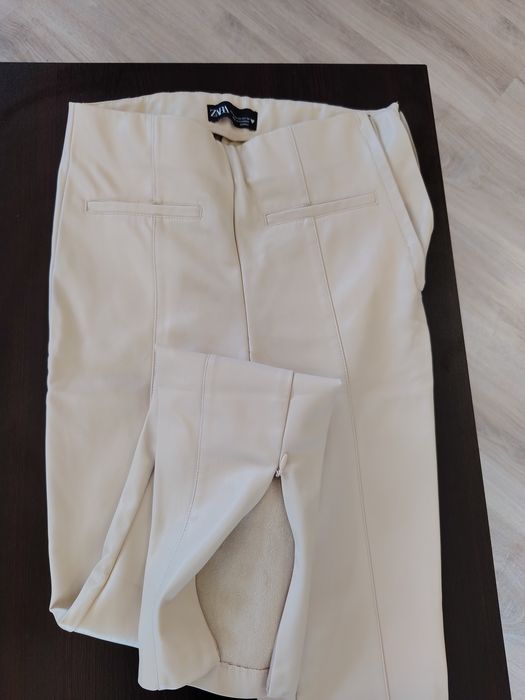 Кожен панталон ZARA