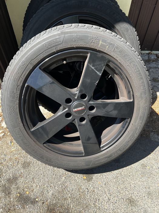 Jante aluminiu Dezent 5x112 R17 Audi VW Skoda Seat cauciucuri iarna 225/50 R17