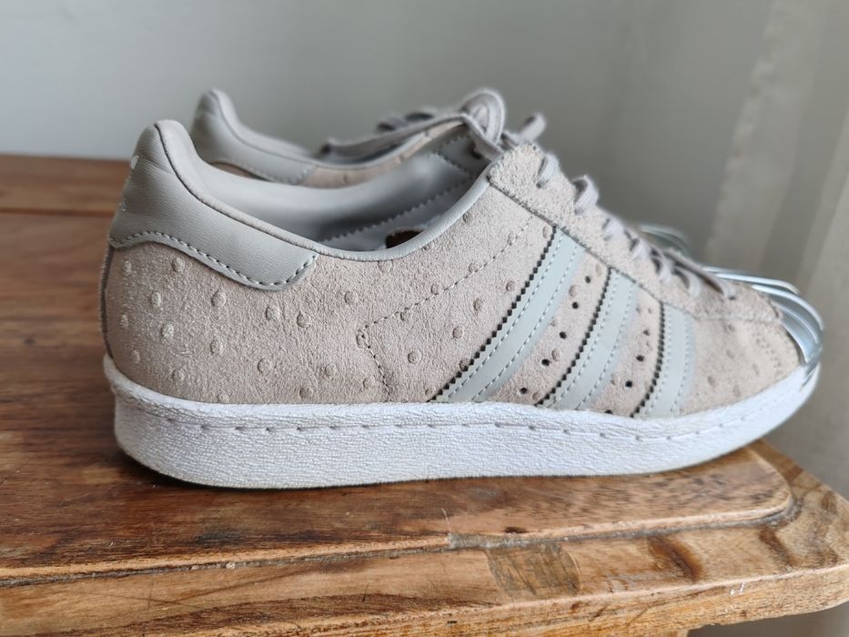 Adidas Superstar Metal Toe UK 6 – светлосиви кецове