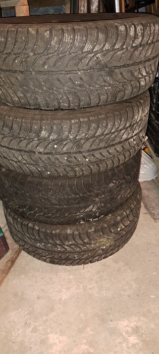 Vând jante otel 5x112 / R16cu anvelope iarna