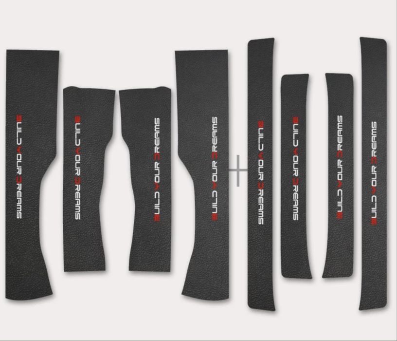 Накладки на пороги из искусственной кожи  BYD Song Plus/Champion