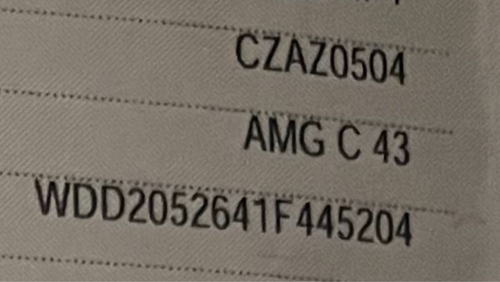 Mercedes c43 AMG