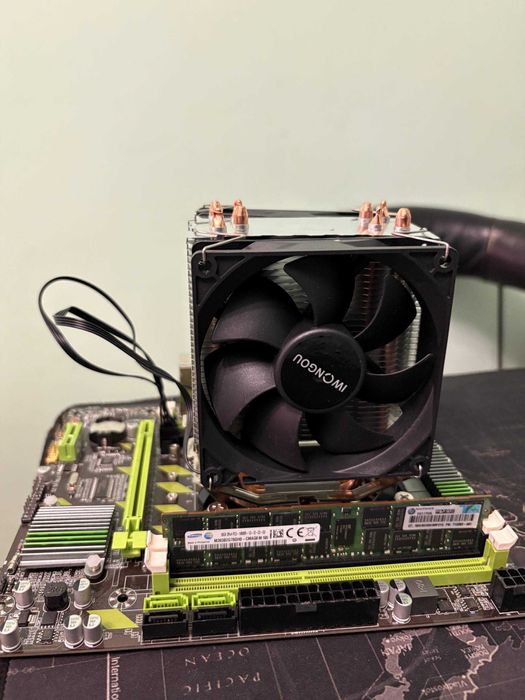 Комплект (X79+башня+xeon 2667v2+16ГБ ОЗУ)