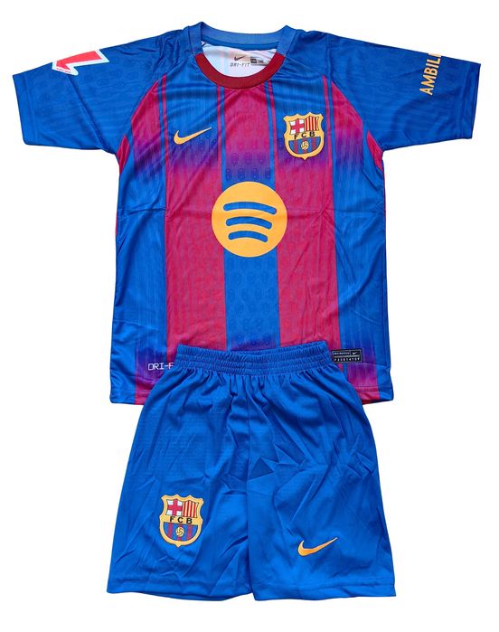 Детски футболен екип Барселона Рафиня комплект Barca тениска Raphinha