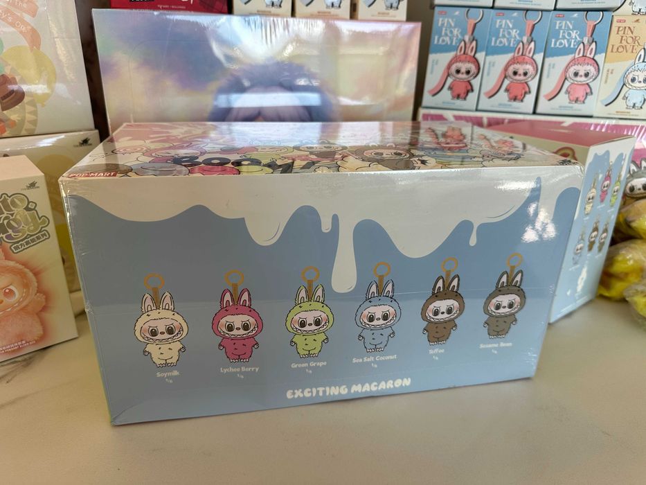 Оригинална Labubu Exciting Macaron Pop Mart – пълен неотворен сет