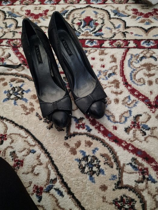 Туфли  Кожаные на каблуке