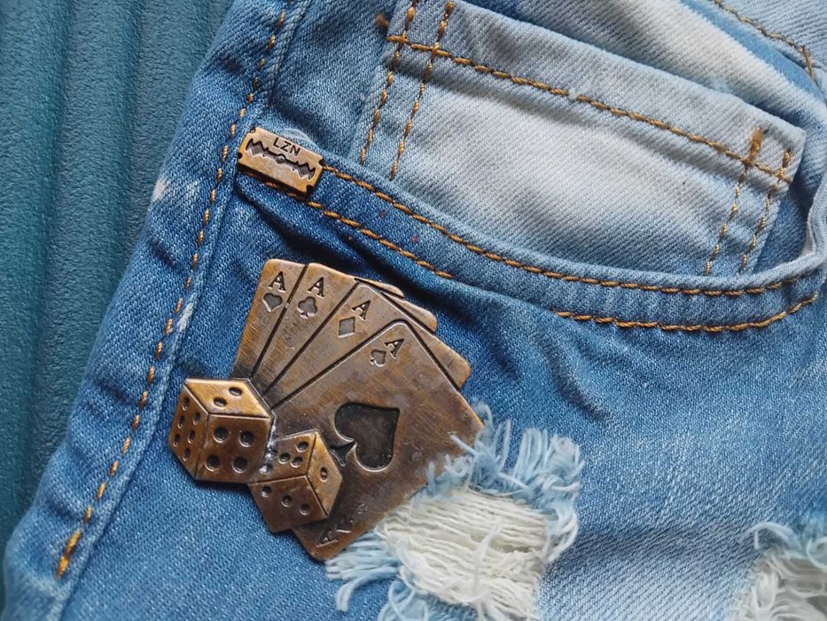 Дънкови къси панталони