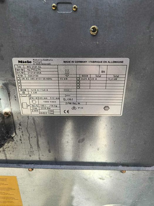 Професионални перални Miele ws 5141 el два броя