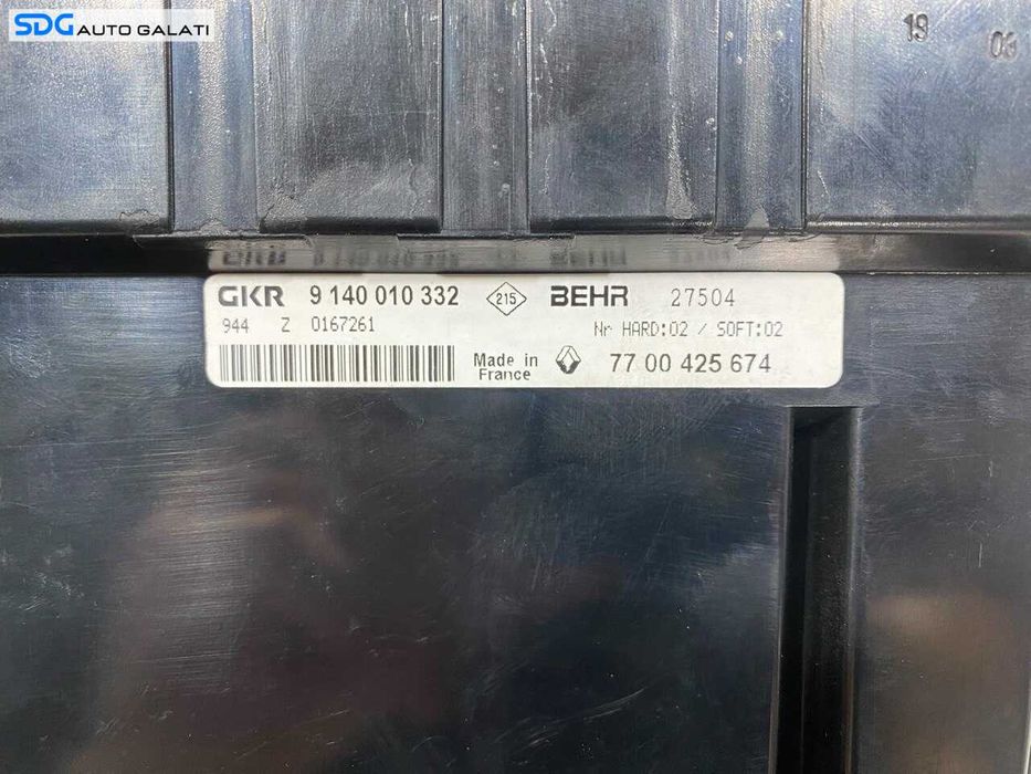 Panou Comanda AC Clima Climatronic Renault Laguna 1993 - 2000 Cod 9140010332 7700425674 [L6431]