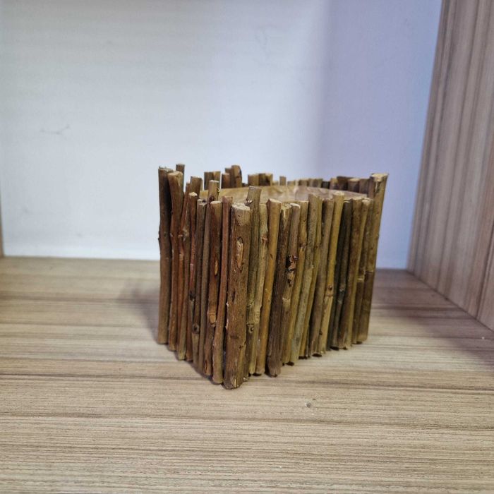 Set 2 cutii decoratice cu crengute 10x7x10 cm