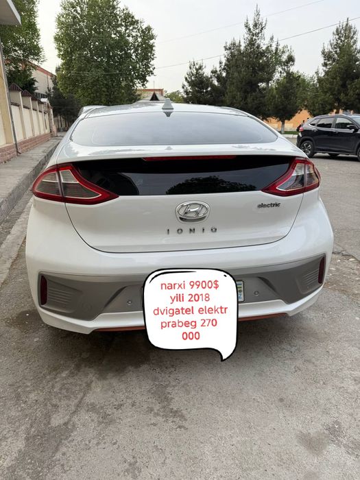 Model Hyundai    prabeg 270 000     dvigateli elektr narxi 9900$
