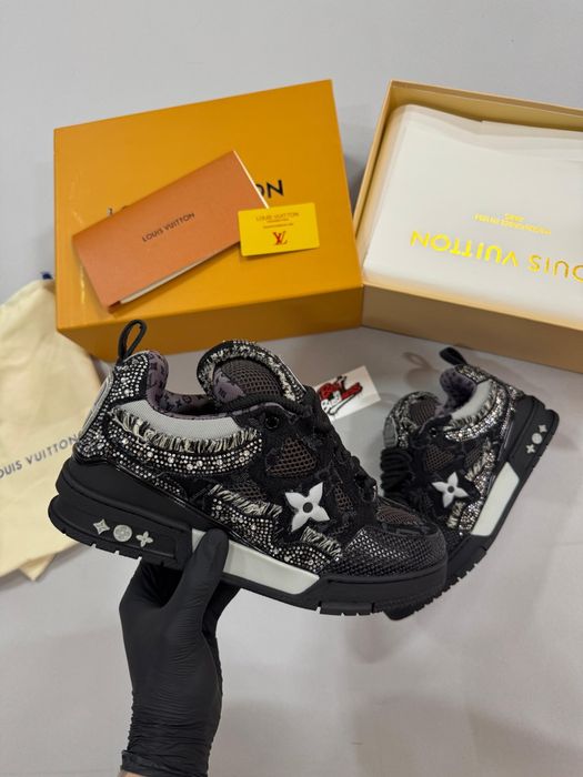 Louis Vuitton Trainer Skate Albastri Calitate Superioara