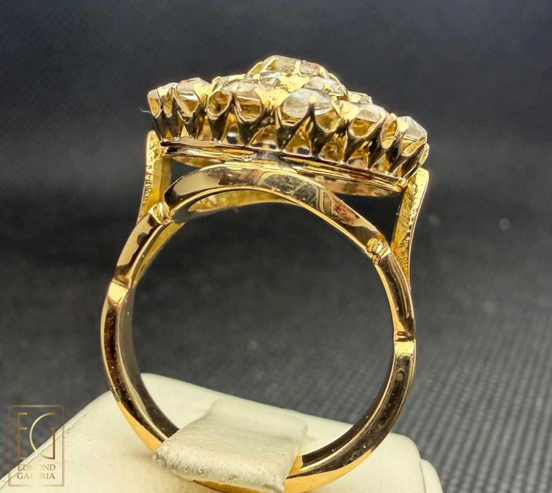 Inel din aur, decorat cu diamante, prima jumătate a sec. XX