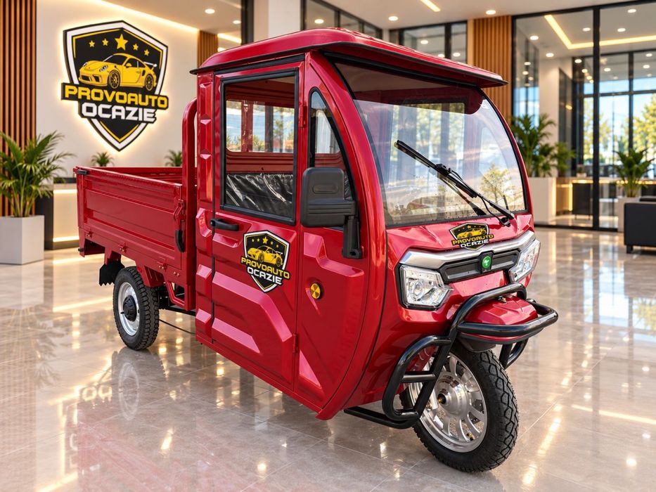 Triciclu Electric Pick Up 2026 | Pret. 2644€ + TVA | Garantie 3 Ani