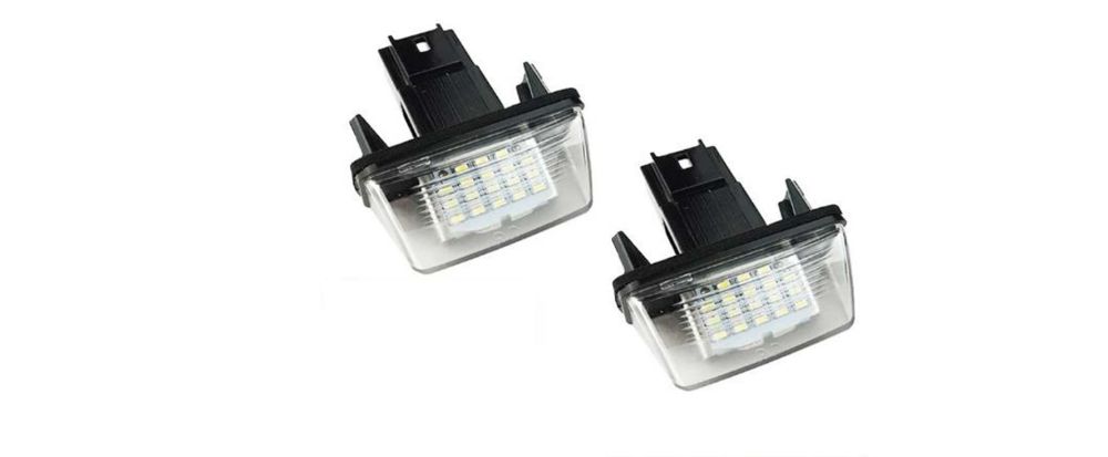 Set 2 Lampi Iluminare nr LED Citroen C3 C4 C5 Berlingo Xaxo Xara
