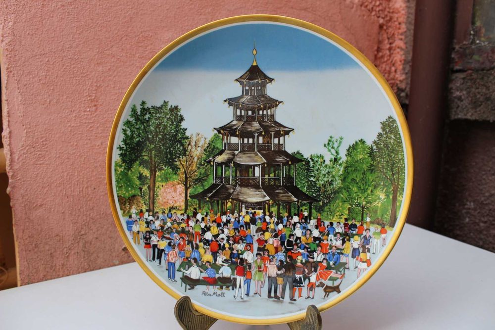 Set 2 farfurii anotimpuri HUTSCHENREUTHER Petra Moll, editie limitata