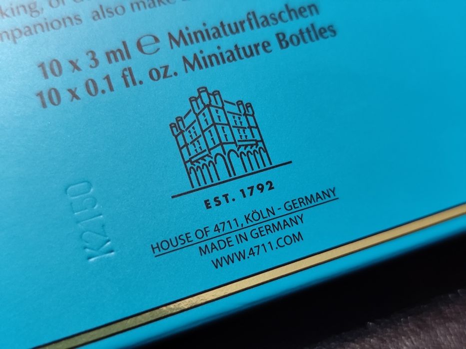 Kőlnich Wasser 4711 / Кьолнска Вода  / Немски Одеколон