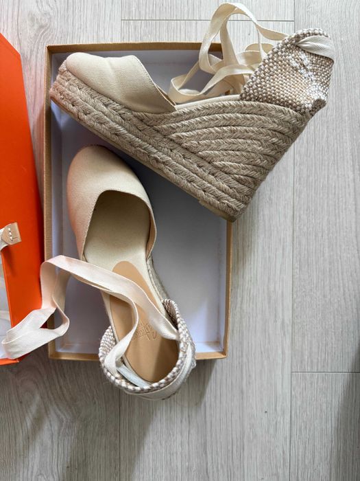 Espadrile înalte Castaner - noi în cutie originală