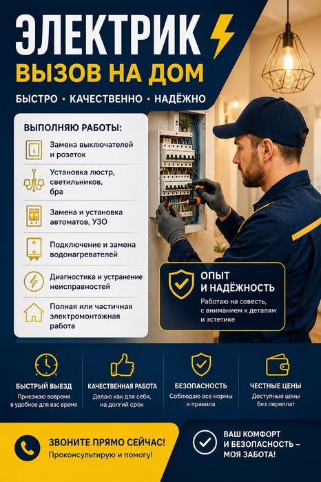 Электрик с опытом