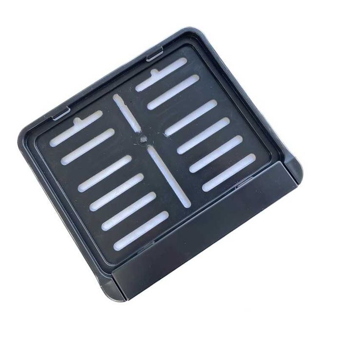 Стойка за регистрационен номер, За мотор, АТВ, PVC, 16 x 20см, Черен