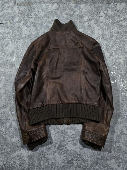 Geaca Brown Patina Leather