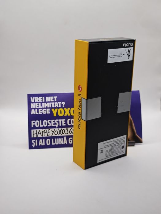 Nubia Neo 3 5G Sigilate Black si Silver