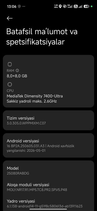 Redmi note 15 pro 5G