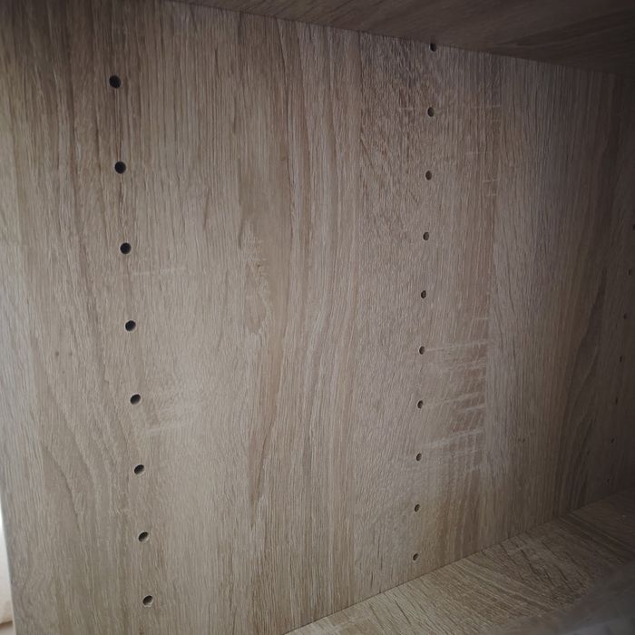 Dulap modular reglabil stejar  , polițe și sertare configurabile, tip dressing/bibliotecă
