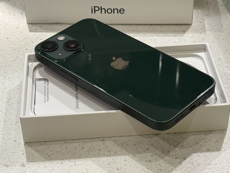 iPhone 13 Mini 128GB Green – Перфектен, 100% Батерия. Гаранция!